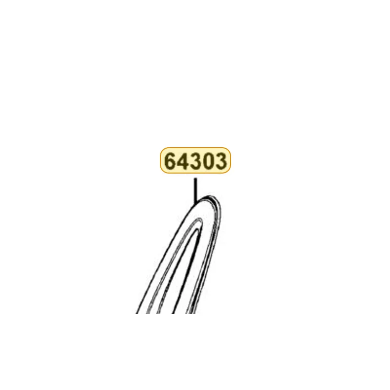 64303-LEA2-900-T02 COVER. TOP FRONT — diagram cutout