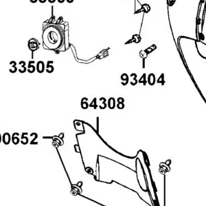 64308-LEA2-900-N1R MOLDING. LOW FR. (Black) — diagram cutout