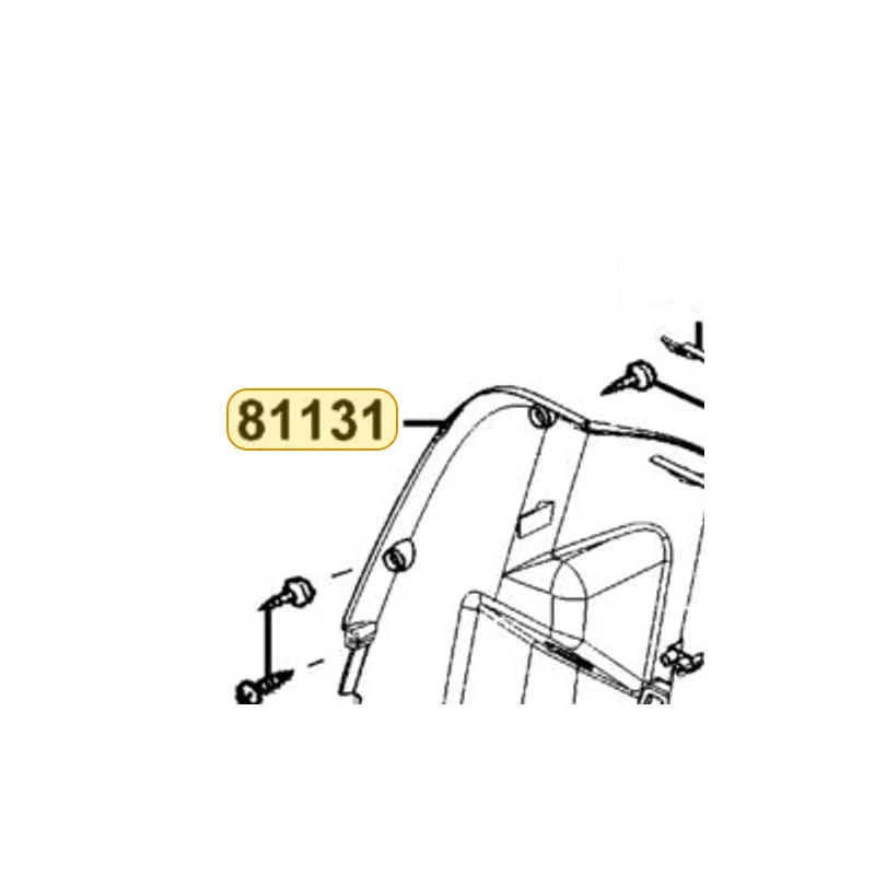 81131-LEA2-910-N1R LEG SHIELD UP (Black) — diagram cutout