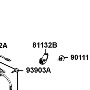 81132-LFG6-910-N1R HOOK LUGGAGE (Black) — diagram cutout