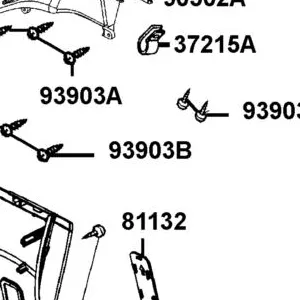 93903-34460 SCREW TAPPING 4*16 — diagram cutout