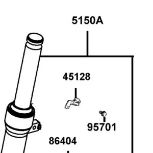 45128-LEA2-910 CLAMPER FR BPAKE HOSE — diagram cutout