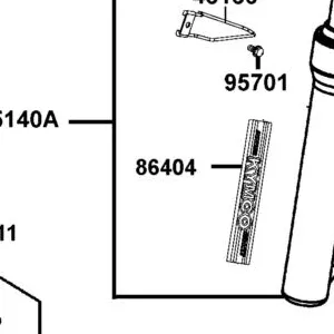 86404-LGE3-900-T01 STRIPE FR FORK — diagram cutout