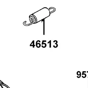 46513-LEB1-900 SPG ASSY BRK ARM — diagram cutout