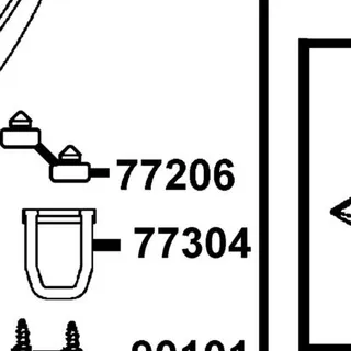 77206-LEA2-900 RUBBER SEAT CUSH — diagram cutout
