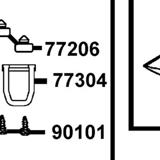 77304-LEA2-900 HOOK???SEAT LOCK — diagram cutout