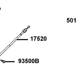 17520-LEA2-900 CABLE COMP FUEL CAP — diagram cutout