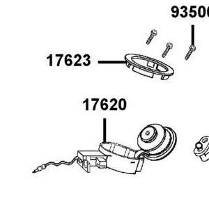 17620-LEA6-M3B CAP COMP FUEL FILLER — diagram cutout