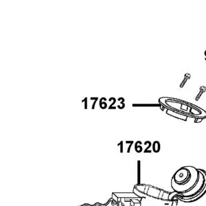 17623-KKE5-E1B-N8P COLLAR FUEL CILLER (Bright Silver) — diagram cutout