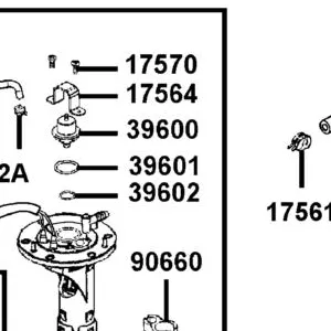 39601-KKE3-900 O RING A — diagram cutout