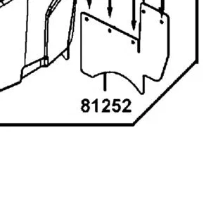 81252-LEA2-900 PLATE C SPLASH GUARD — diagram cutout