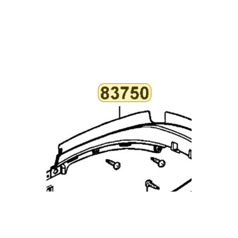 83750-LEA2-900-N1P COVER CENTER RR — diagram cutout