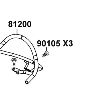 90105-LBC6-900 BOLT WASHER 8*17 — diagram cutout