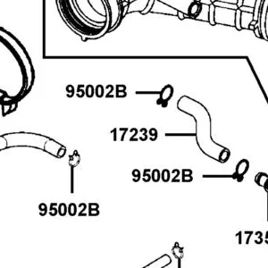 17239-LEA1-900 TUBE AIR/C BLOW-BY — diagram cutout