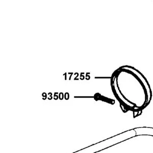 17255-LHJ6-900 BAND A CONNECTING TUBE — diagram cutout