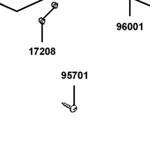 95701-06032-06 BOLT FLANGE 6*32 — diagram cutout