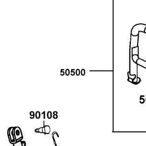 50500-LEA2-900 STAND COMP.??? MAIN — diagram cutout