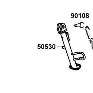 50530-LEA2-900 STAND COMP SIDE — diagram cutout
