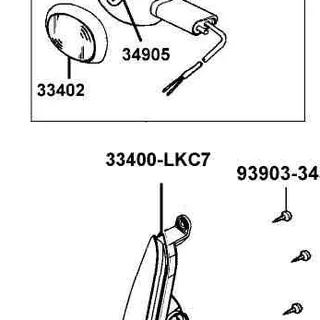 33400-LKC7-M30 WINKER ASSY.. R. FR — diagram cutout