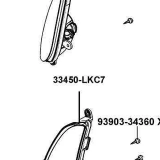 33450-LKC7-M30 WINKER ASSY.. L. FR — diagram cutout