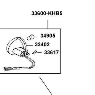 33600-KHB5-M31 WINKER ASSY RH RR — diagram cutout