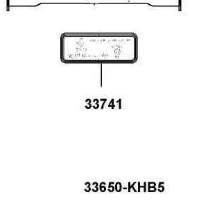 33741-LEA3-M30 REFLEX REFLECTOR — diagram cutout