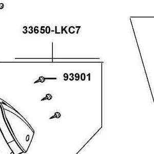 93901-32820 SCREW ASSY 3*25 — diagram cutout