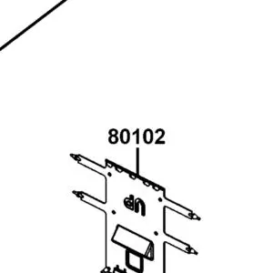 80102-LEA2-910 PLATE A SPLASH GUARD — diagram cutout