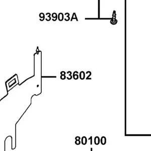 83602-LEA2-900 PLATE B SPLASH GUARD — diagram cutout