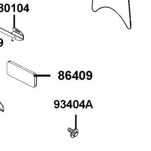 86409-LKC7-M30-T01 STRIPE RR FENDER — diagram cutout