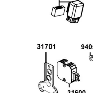 31701-LEA2-700 STAY RECTIFIRE — diagram cutout