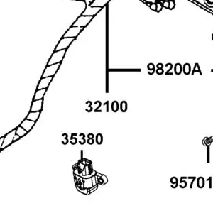 32100-LEA2-M30 HARNESS WIRE — diagram cutout