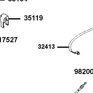 32413-LEA1-900 CABLE BAT EARTH — diagram cutout