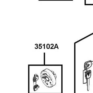 35102-LDC1-305-M2 SHUTTER SET MAGNETIC LOCK (supplier:TJ) — diagram cutout