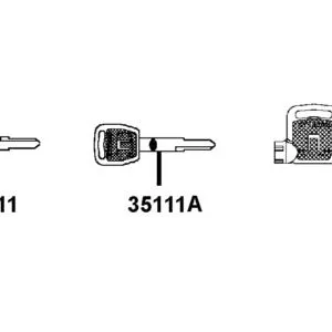 35111-LDC1-306-M2 KEY COMP (L TANGENT PLANE/TJ) — diagram cutout