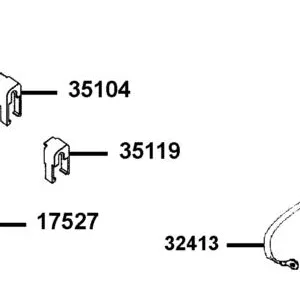 35119-LBC6-90B COVER SEAT CABLE — diagram cutout