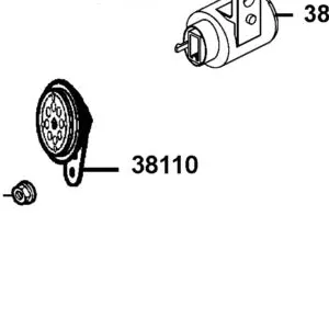 38110-KEB7-90B HORN COMP — diagram cutout