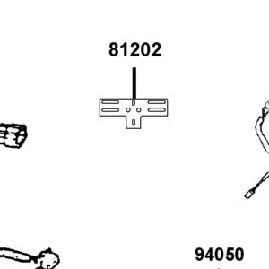 81202-LDH1-M30 STAY NUMBER PLATE — diagram cutout