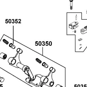 50350-LKC7-960 HANGER ASSY.�A ENG. — diagram cutout