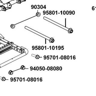 95801-10195-06 BOLT FLANGE 10*195 — diagram cutout