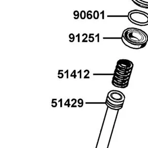 51412-KFA1-900 REBOUND SPRING — diagram cutout