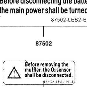 87502-LEB2-E00-T01 CAUTION BATTERY — diagram cutout