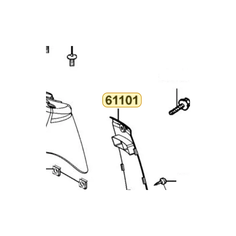 61101-LEA2-910-HXP FENDER FR B INNER — diagram cutout