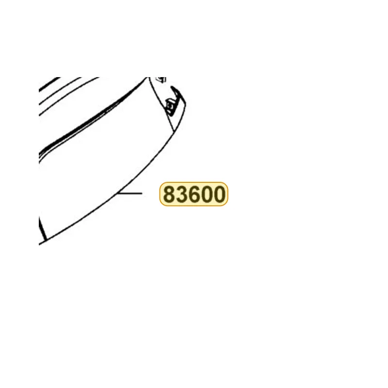 83600-LEA2-900-CGP COVER. L BODY — diagram cutout