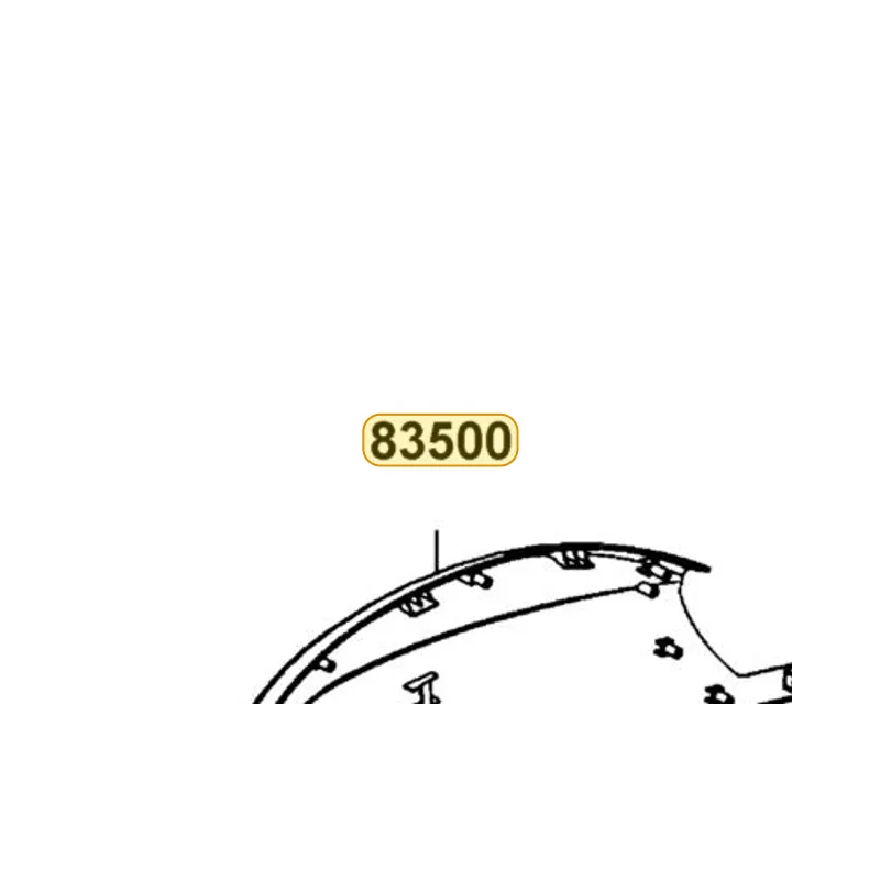 83500-LEA2-900-EAP COVER. R BODY — diagram cutout