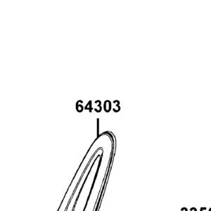 64303-LEA2-900-N1P COVER. TOP FRONT — diagram cutout
