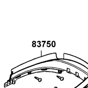 83750-LEA2-900-J8P COVER CENTER RR — diagram cutout