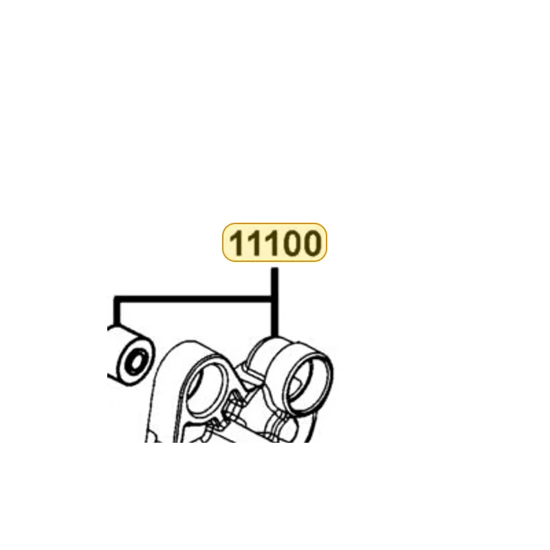 11100-LEA3-305 CRANK CASE SET RIGHT — diagram cutout