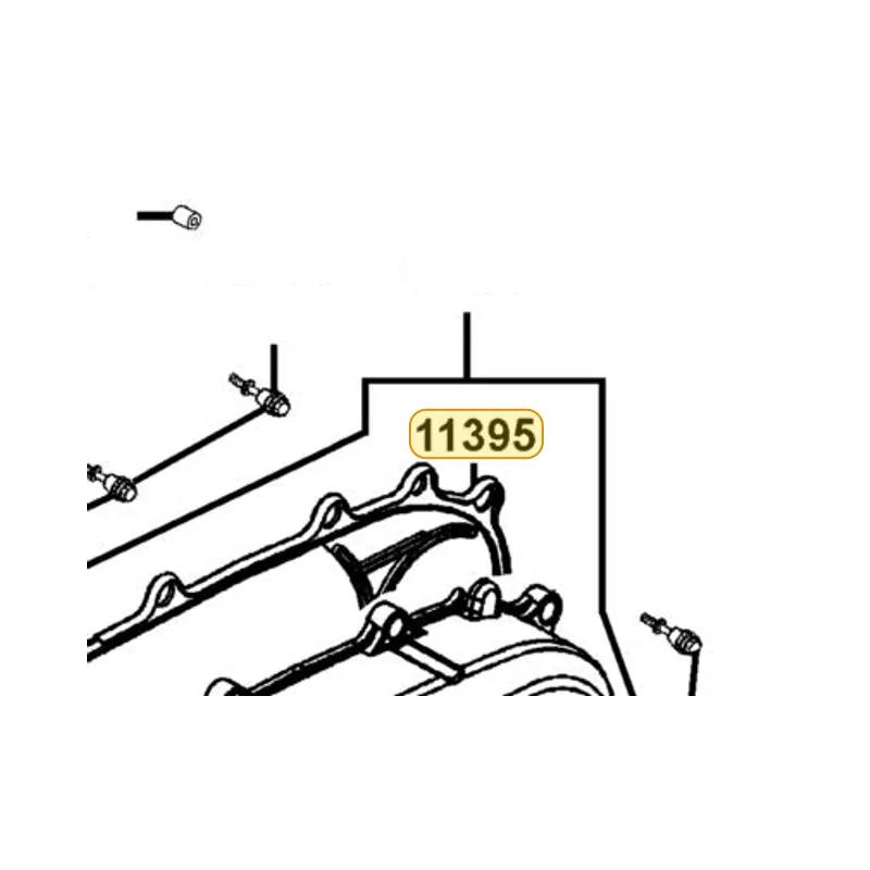 11395-LEA3-900 GASKET L COVER A — diagram cutout