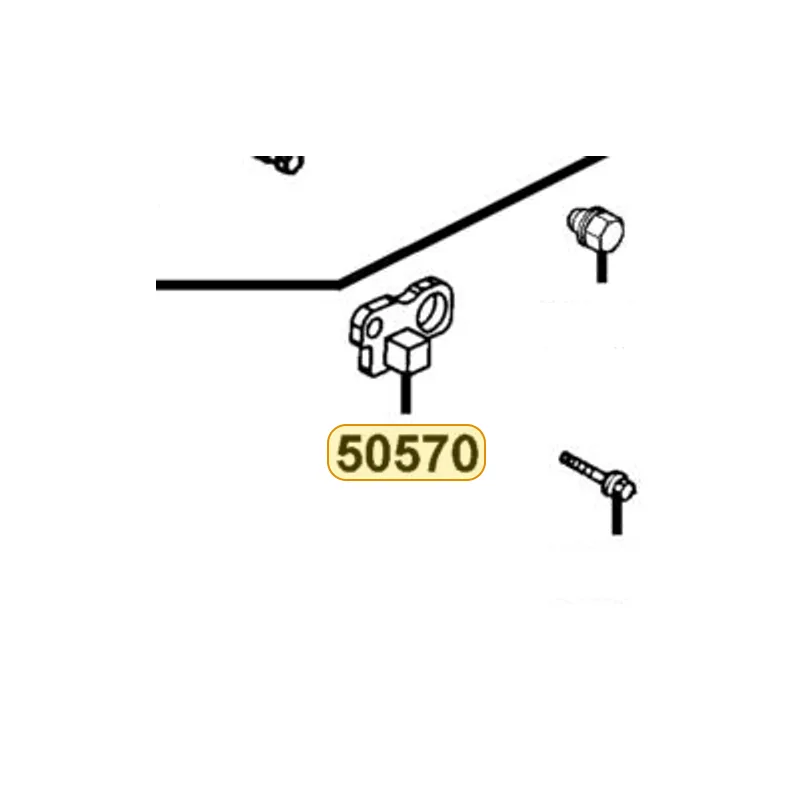 50570-LEA1-900 STOPPER L MAIN STAND — diagram cutout